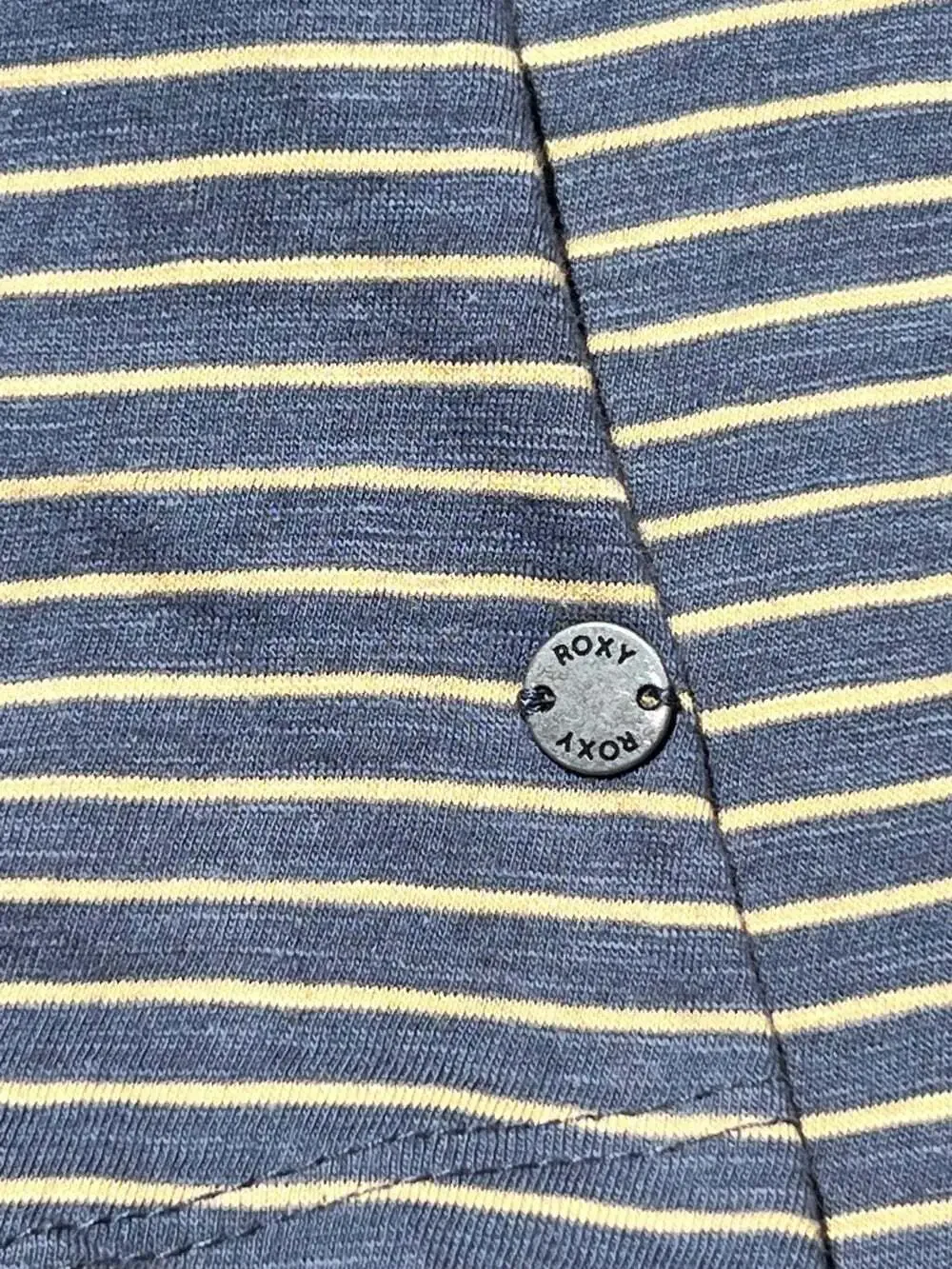 Roxy NWT Striped Tank Dress Blue White Sleeveless Casual Beach Cover Up Medium
